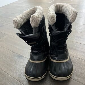 Sorel kids Black Winter Boots